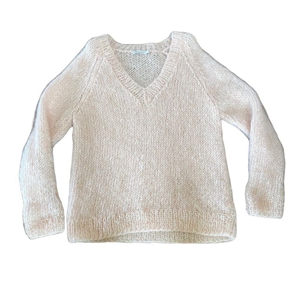 Mes Demoiselles Light Pink Lutin Mohair Blend Sweater 1